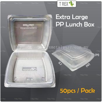 50pcs Extra Large PP Plastic Lunch Box - BX210 BX290