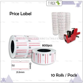 10 Rolls Price Label