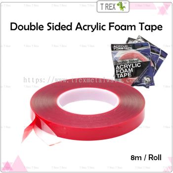 Apollo Double Sided Acrylic Transparent Foam Tape 8m