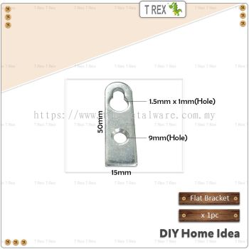 T Rex DIY 50mmx15mm Key Hole Hanger Flat Bracket