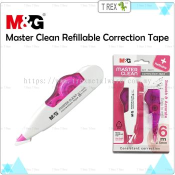 M&G Master Clean Refillable Correction Tape 5mm x 6m With Refill Tape