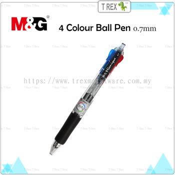 M&G 4 Colour Ball Pen 0.7mm 