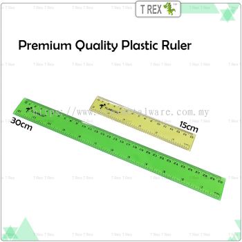 Flamingo Premium Quality Plastic Ruler 15cm / 30cm