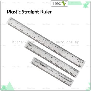 Plastic Straight Ruler 15cm / 20cm / 30cm