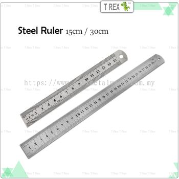 Steel Ruler 15cm / 30cm