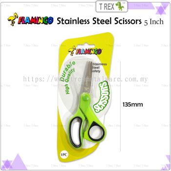 Flamingo Durable High Quality Art Scissors 5 Inch