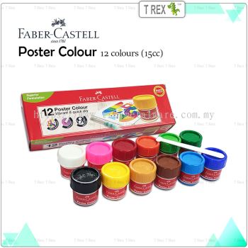 Faber Castell Poster Color - 12 Colours 15cc