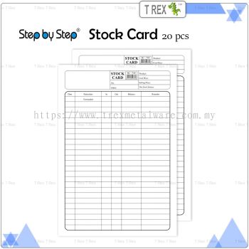 Step by Step 7 x 10 Inch Stock Card White - 20pcs