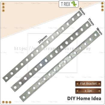 T Rex DIY Multi Holes Metal Bar 270mm / Metal Iron Plate Modify Universal Bracket For Motorcycle