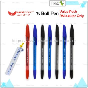 Unicorn 7pcs Eco Value Pack Ball Pen