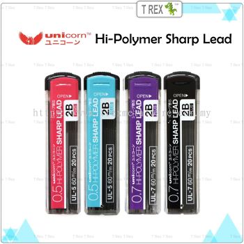 Unicorn 4s Hi-Polymer Sharp Pencil Lead 0.5mm 0.7mm