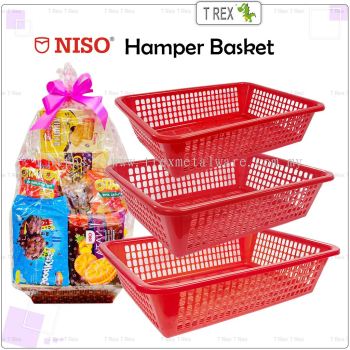 Niso Hamper Basket - Red