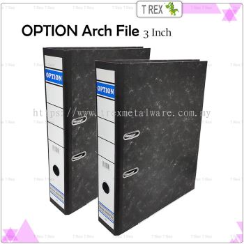 Option Arch File 3 Inch with Index Divider