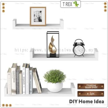 T Rex DIY Floating Wall Book Shelf 2pcs