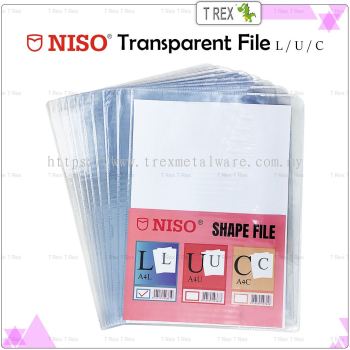 Niso A4 L U C Shape Clear File