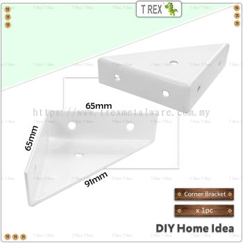 T Rex DIY 90 Degree Angle Connector / Triangle Corner Bracket Joint Brace / Bed 3 Sided Fixed Corner Support Bracket