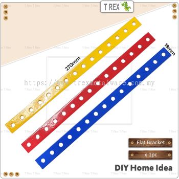 T Rex DIY Epoxy Heavy Duty Multi Holes Metal Bar 270mm