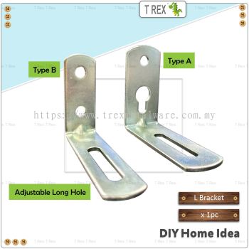 T Rex DIY Multi Use Long Hole Adjustable L Bracket