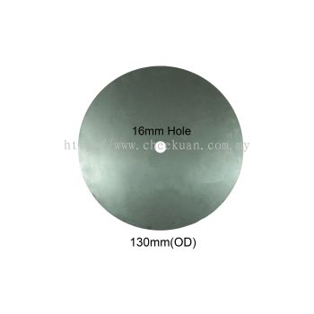Round Plate 16mm Hole - 130mm