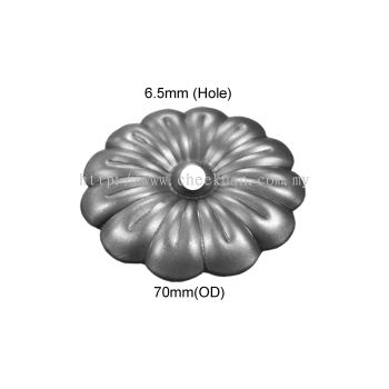 Large Metal Plum Flower (Hole)