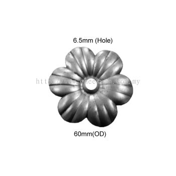Small Metal Plum Flower (Hole)