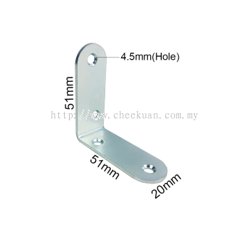 L Bracket With 4 x M4 Holes