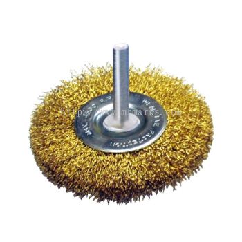 MK-WEL-13004 STEEL WIRE WHEEL BRUSH WITH SHANK