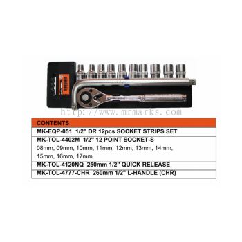 MK-SET-HAN010 (20 PCS SOCKET SET) (4402M 12P)