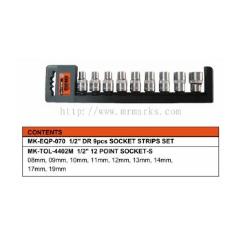 MK-SET-HAN018 (9 PCS SOCKET SET) (4402M 12P)