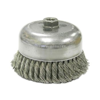 MK-WEL-13009 3" HEAVY DUTY TWISTED WIRE CUP BRUSH