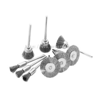 MK-WEL-13015 MINI S/STEEL WIRE CUP BRUSH WITH SHANK