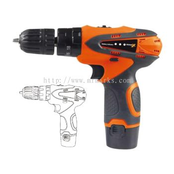 MKX-2011N-16.0V MARK-X 12V CORDLESS DRILL SET-ORANGE