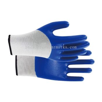 MK-HG480 NITRILE SMOOTH HALF COATED GLOVES-L