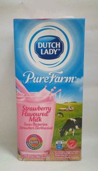 Dutch Lady UHT Strawberry Flavoured Milk 1Litre