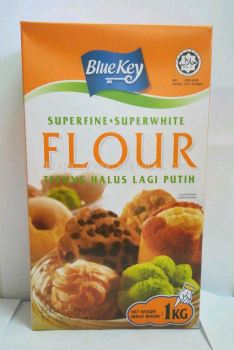 Blue Key Superfine-SuperWhite Flour 1kg