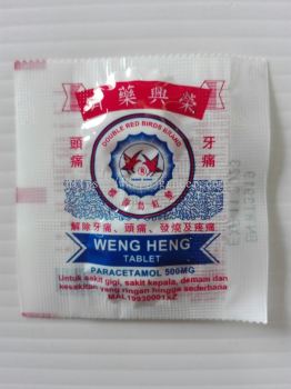 Double Red Birds Weng Heng Tablet 500gm 