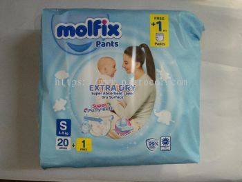 MOLFIX EXTRA DRY PANTS S20+1PCS