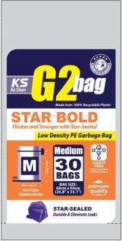 G2 Garbage Bag M Size 30's