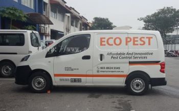 Van Advertising For Eco Pest Control