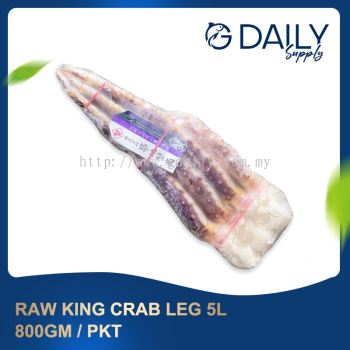 Raw King Crab Leg 5L