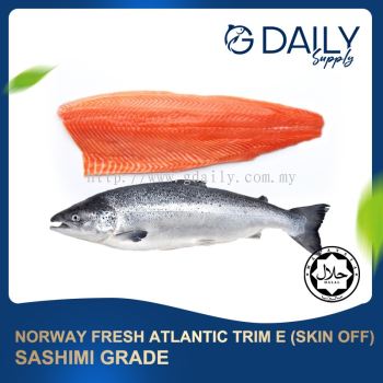 Norway Fresh Atlantic Trim-E (Skin Off) Sashimi Grade