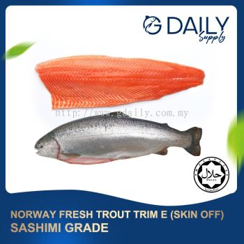 Norway Fresh Trout Trim-E (Skin Off) Sashimi Grade