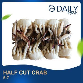 Half Cut Crab 5-7