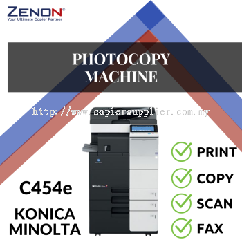 Konica Minolta Bizhub C454e Color Photocopier Machine