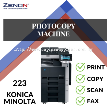 Konica Minolta Bizhub 223 Photocopier