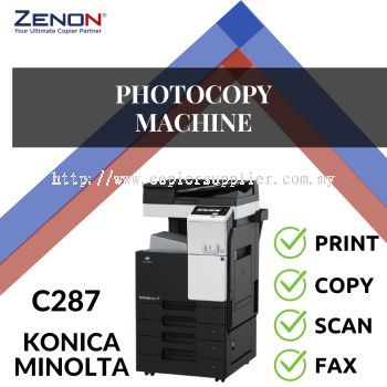 Konica Minolta Bizhub C287 Color Photocopier