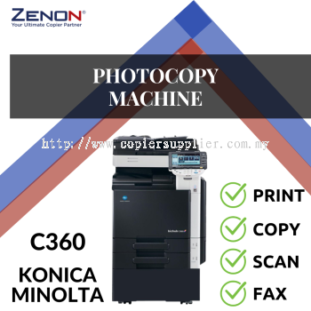 Konica Minolta Bizhub C360 Color Photocopier Machine