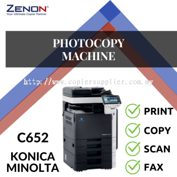  Konica Minolta Bizhub C652 Color Photocopier Machine