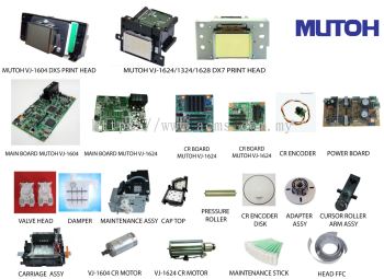 MUTOH INKJET PRINTER SPARE PARTS