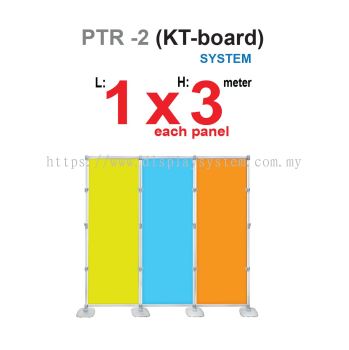 PTR-2 backdrop with KT board